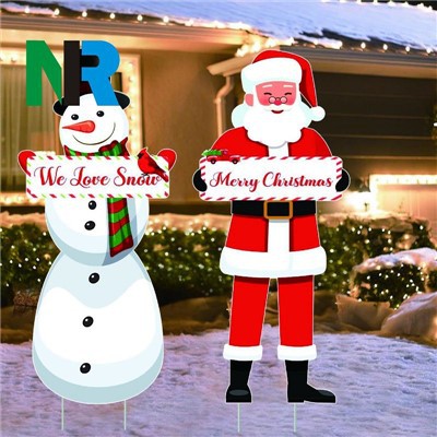 Πινακίδες αυλής με θέμα τα Χριστούγεννα